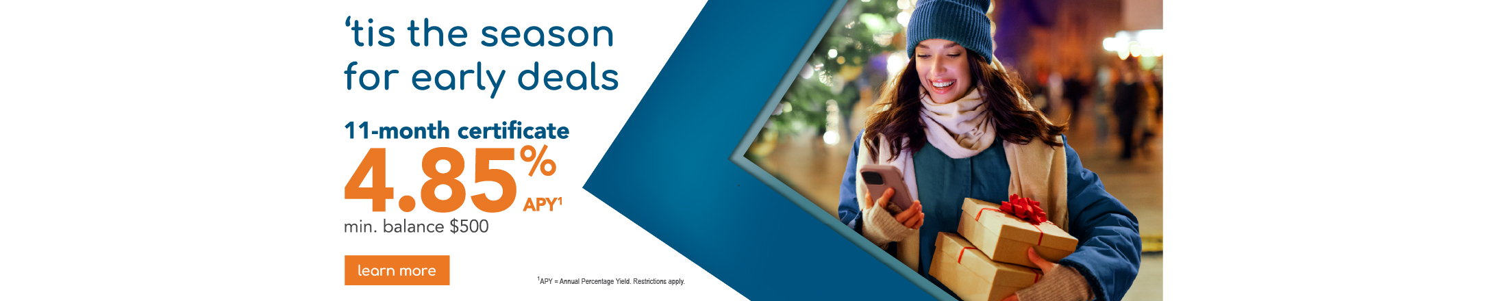 4.85% 11-month Certificate